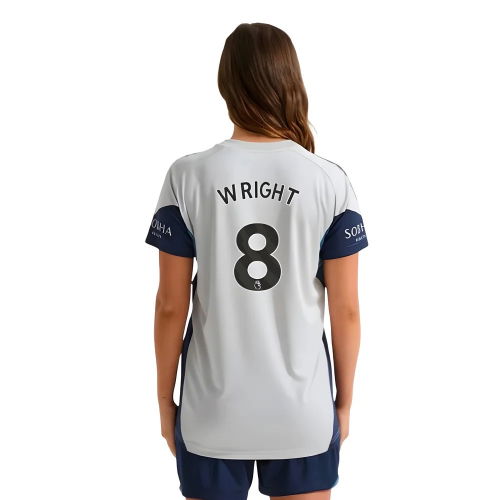 2025-2026 Arsenal Training Shirt (Grey Two) - Womens (Wright 8)