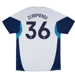 2025-2026 Arsenal Training Shirt (Grey Two) (Zubimendi 36)