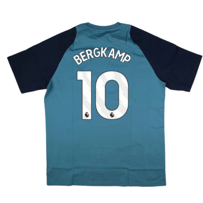 2025-2026 Arsenal Training Tee (Blanch Blue) (Bergkamp 10)