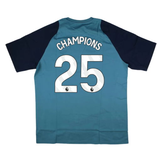 2025-2026 Arsenal Training Tee (Blanch Blue) (Champions 25)