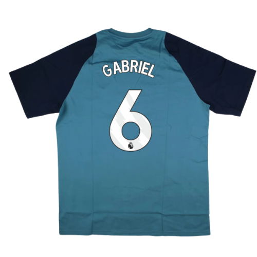 2025-2026 Arsenal Training Tee (Blanch Blue) (Gabriel 6)