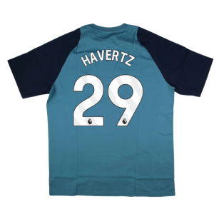 2025-2026 Arsenal Training Tee (Blanch Blue) (Havertz 29)