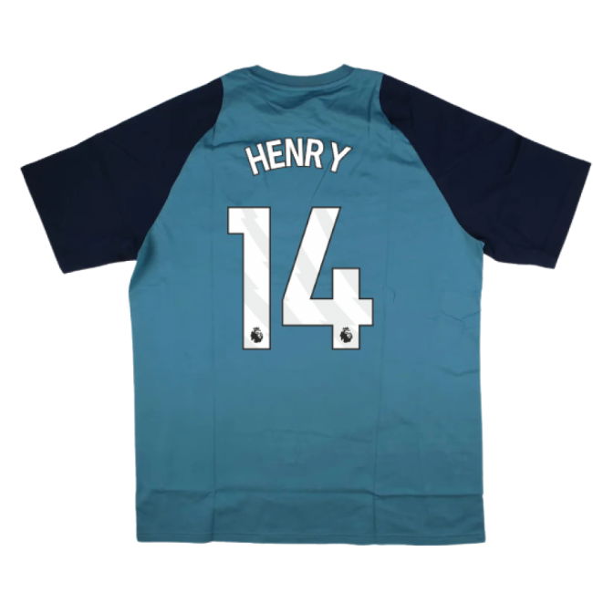 2025-2026 Arsenal Training Tee (Blanch Blue) (Henry 14)