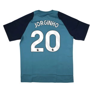 2025-2026 Arsenal Training Tee (Blanch Blue) (Jorginho 20)