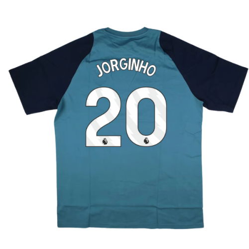 2025-2026 Arsenal Training Tee (Blanch Blue) (Jorginho 20)