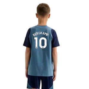 2025-2026 Arsenal Training Tee (Blanch Blue) - Kids (Bergkamp 10)