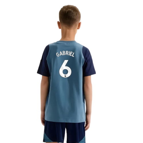 2025-2026 Arsenal Training Tee (Blanch Blue) - Kids (Gabriel 6)