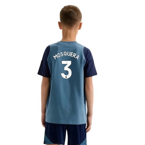 2025-2026 Arsenal Training Tee (Blanch Blue) - Kids (Mosquera 3)