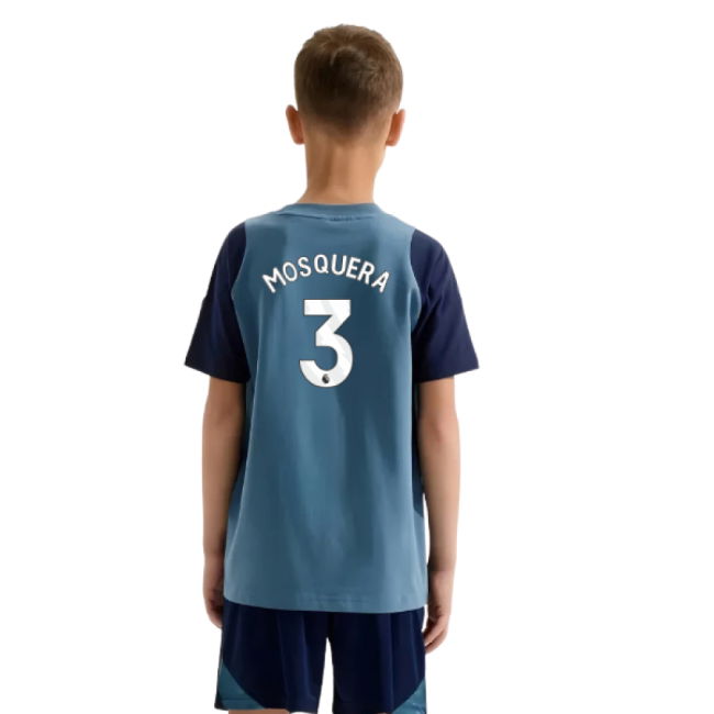 2025-2026 Arsenal Training Tee (Blanch Blue) - Kids (Mosquera 3)