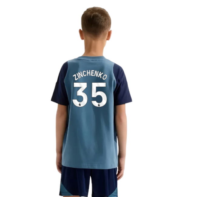 2025-2026 Arsenal Training Tee (Blanch Blue) - Kids (Zinchenko 35)