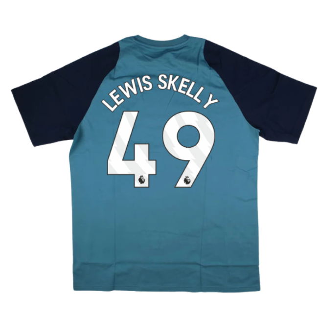 2025-2026 Arsenal Training Tee (Blanch Blue) (Lewis Skelly 49)
