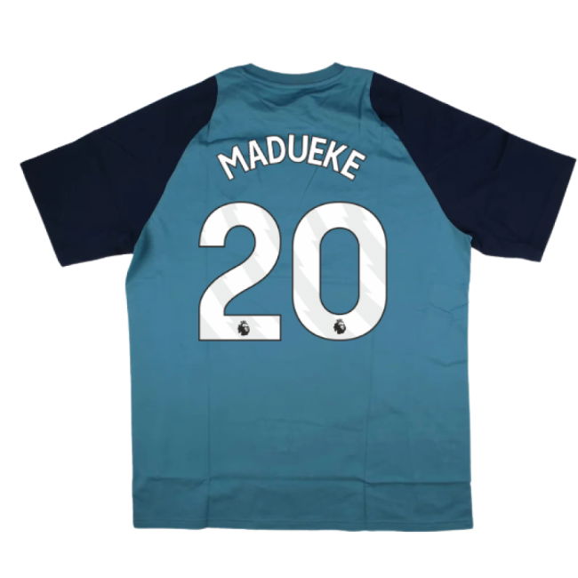 2025-2026 Arsenal Training Tee (Blanch Blue) (Madueke 20)