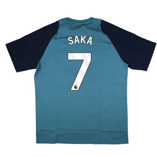 2025-2026 Arsenal Training Tee (Blanch Blue) (Saka 7)