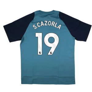 2025-2026 Arsenal Training Tee (Blanch Blue) (S.Cazorla 19)
