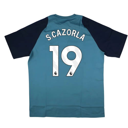 2025-2026 Arsenal Training Tee (Blanch Blue) (S.Cazorla 19)
