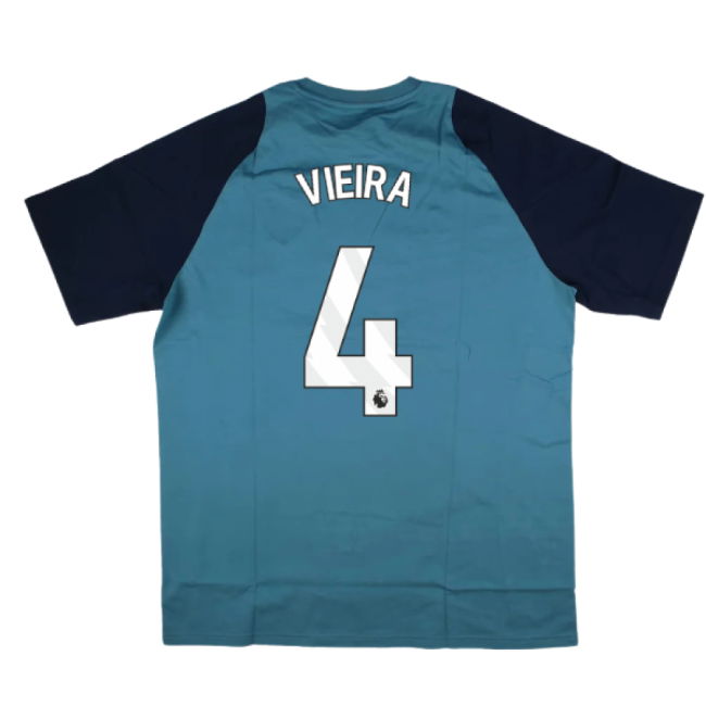 2025-2026 Arsenal Training Tee (Blanch Blue) (Vieira 4)