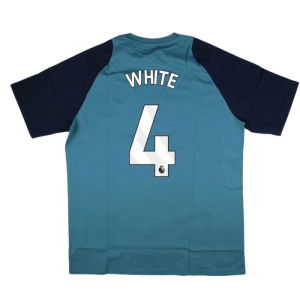 2025-2026 Arsenal Training Tee (Blanch Blue) (White 4)