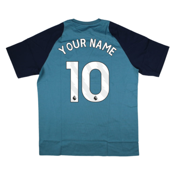 2025-2026 Arsenal Training Tee (Blanch Blue) (Your Name)
