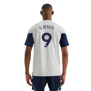 2025-2026 Arsenal Training Tee (Grey) (G.Jesus 9)