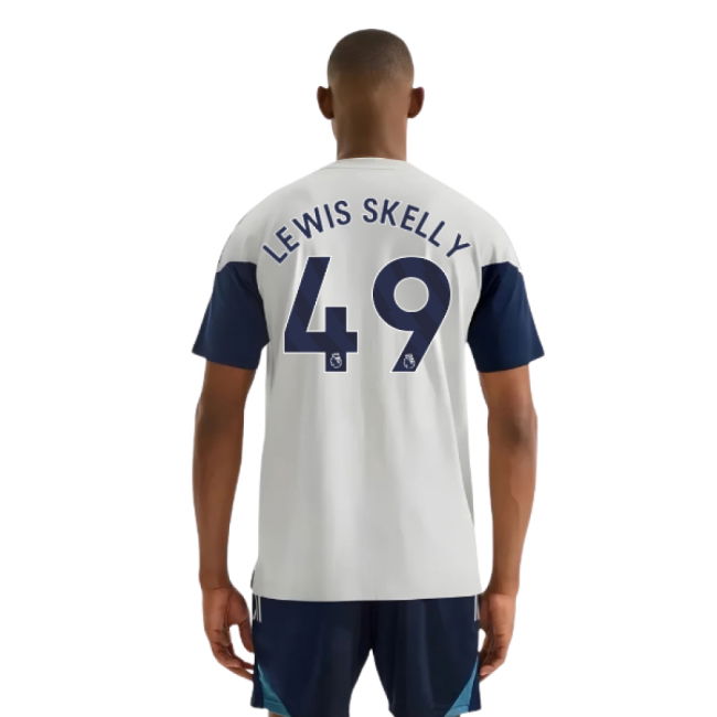 2025-2026 Arsenal Training Tee (Grey) (Lewis Skelly 49)