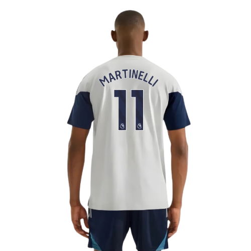 2025-2026 Arsenal Training Tee (Grey) (Martinelli 11)