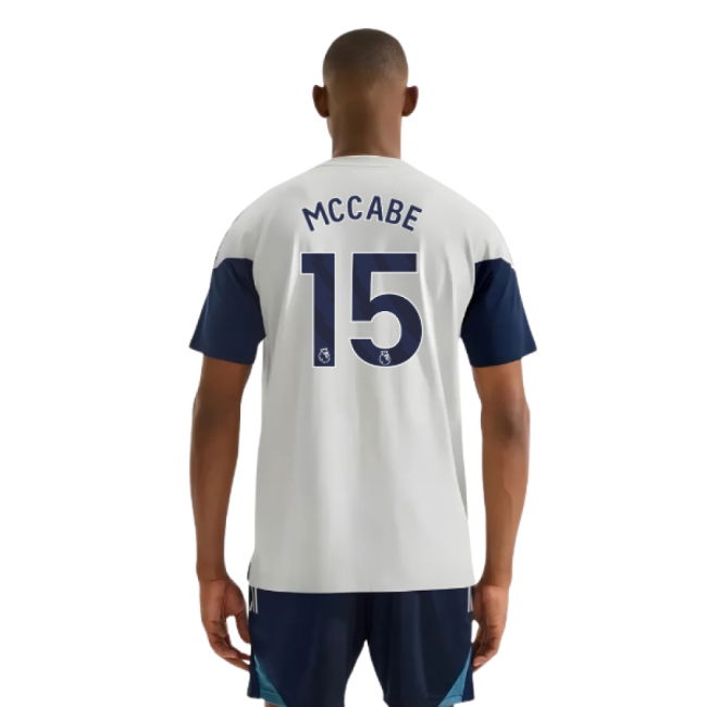 2025-2026 Arsenal Training Tee (Grey) (McCabe 15)