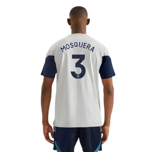 2025-2026 Arsenal Training Tee (Grey) (Mosquera 3)
