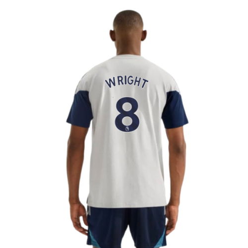 2025-2026 Arsenal Training Tee (Grey) (Wright 8)
