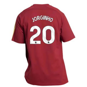 2025-2026 Arsenal UBP Tee (Noble Maroon) (Jorginho 20)
