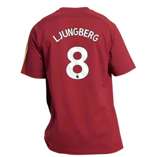 2025-2026 Arsenal UBP Tee (Noble Maroon) (Ljungberg 8)