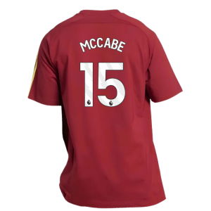 2025-2026 Arsenal UBP Tee (Noble Maroon) (McCabe 15)