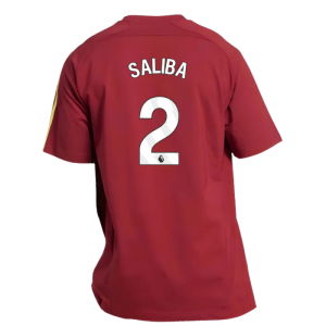 2025-2026 Arsenal UBP Tee (Noble Maroon) (Saliba 2)
