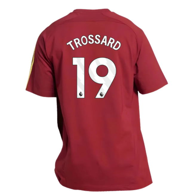 2025-2026 Arsenal UBP Tee (Noble Maroon) (Trossard 19)