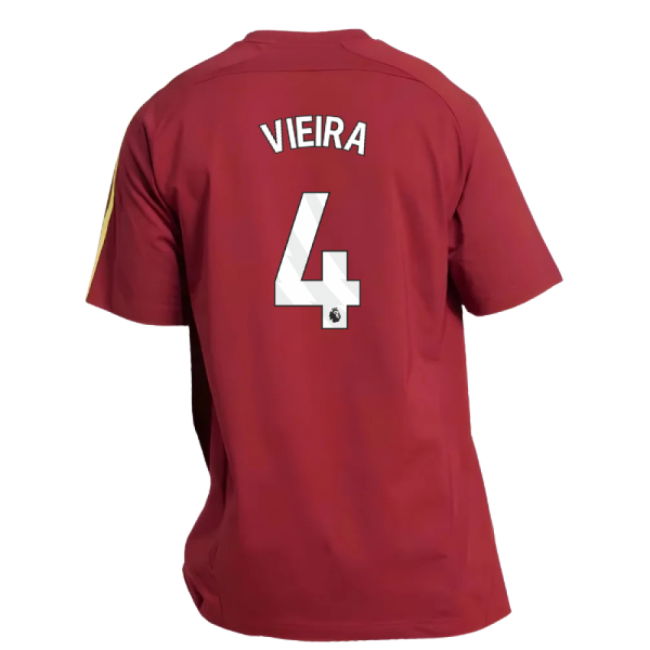 2025-2026 Arsenal UBP Tee (Noble Maroon) (Vieira 4)