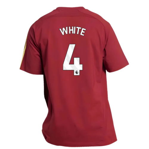 2025-2026 Arsenal UBP Tee (Noble Maroon) (White 4)