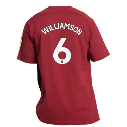 2025-2026 Arsenal UBP Tee (Noble Maroon) (Williamson 6)