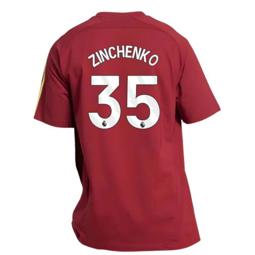 2025-2026 Arsenal UBP Tee (Noble Maroon) (Zinchenko 35)