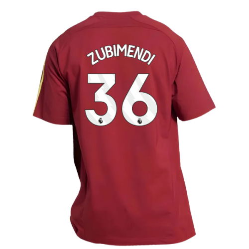 2025-2026 Arsenal UBP Tee (Noble Maroon) (Zubimendi 36)