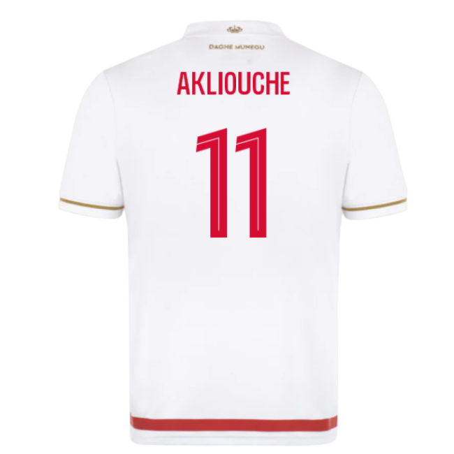 2025-2026 AS Monaco Home Shirt (Akliouche 11)