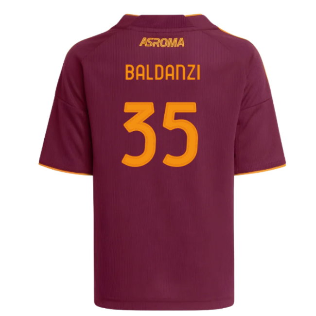 2025-2026 AS Roma Home Mini Kit (Baldanzi 35)