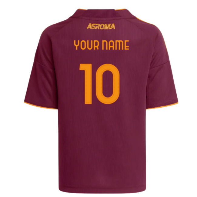 2025-2026 AS Roma Home Mini Kit (Your Name)
