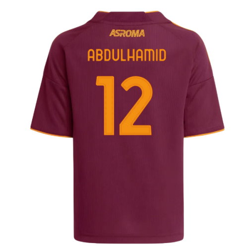 2025-2026 AS Roma Home Shirt (Kids) (Abdulhamid 12)