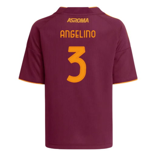 2025-2026 AS Roma Home Shirt (Kids) (Angelino 3)