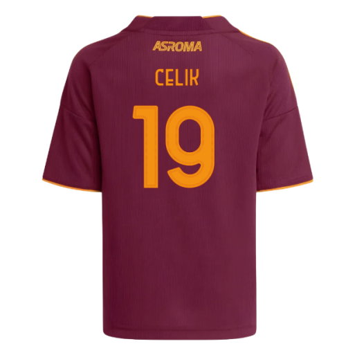 2025-2026 AS Roma Home Shirt (Kids) (Celik 19)