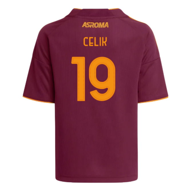 2025-2026 AS Roma Home Shirt (Kids) (Celik 19)