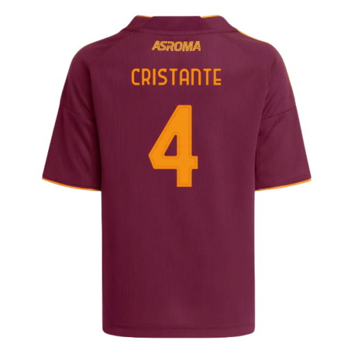 2025-2026 AS Roma Home Shirt (Kids) (Cristante 4)
