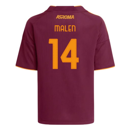 2025-2026 AS Roma Home Shirt (Kids) (Malen 14)