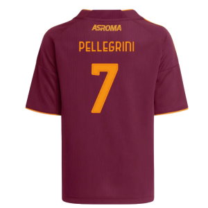 2025-2026 AS Roma Home Shirt (Kids) (Pellegrini 7)
