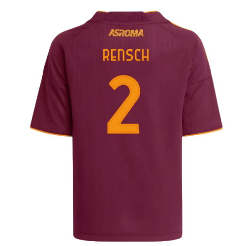 2025-2026 AS Roma Home Shirt (Kids) (Rensch 2)