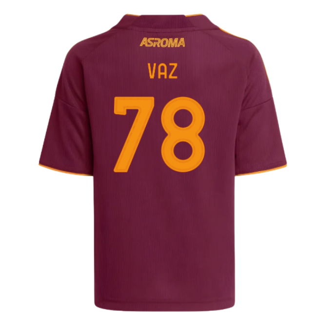 2025-2026 AS Roma Home Shirt (Kids) (Vaz 78)